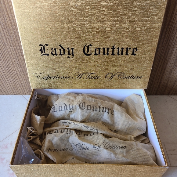 NWB Lady Couture Midnight Pewter Platform Dressy Heels Size EU37/US6.5 - Picture 11 of 12